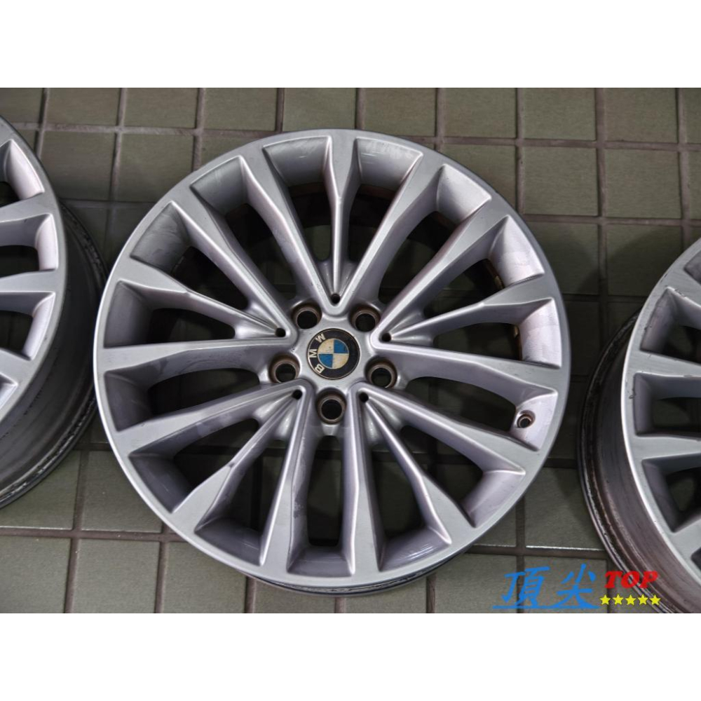 【頂尖】優質中古鋁圈18吋 5X112 8J ET30 BMW G30鋁圈 外表有擦傷 無變形 真圓正常 一套12000-細節圖2