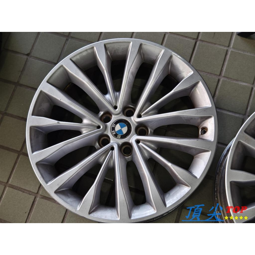 【頂尖】優質中古鋁圈18吋 5X112 8J ET30 BMW G30鋁圈 外表有擦傷 無變形 真圓正常 一套12000-細節圖4