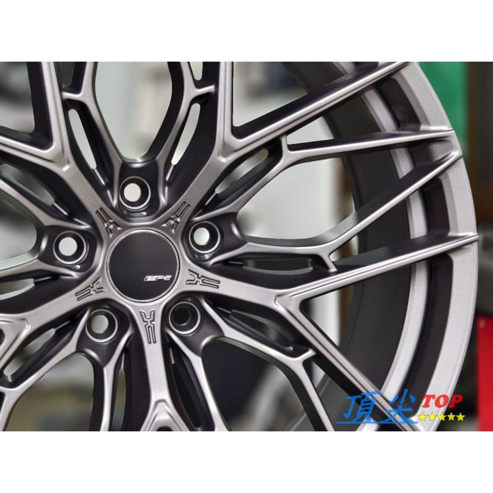 【頂尖】全新SI鋁圈EP26 20吋鋁圈 5X120 9J ET35 平光鐵灰/旋壓鋁圈/高載重鋁圈/20吋高載重鋁圈-細節圖2
