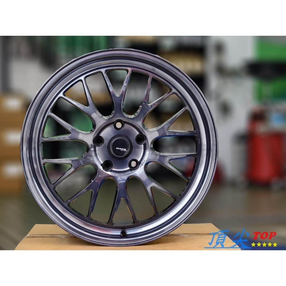 【頂尖】全新DATA鋁圈 18吋鋁圈DATA SS-2 8.5J 5X114.3 ET42 古銅/透明黑/黑/金-細節圖2