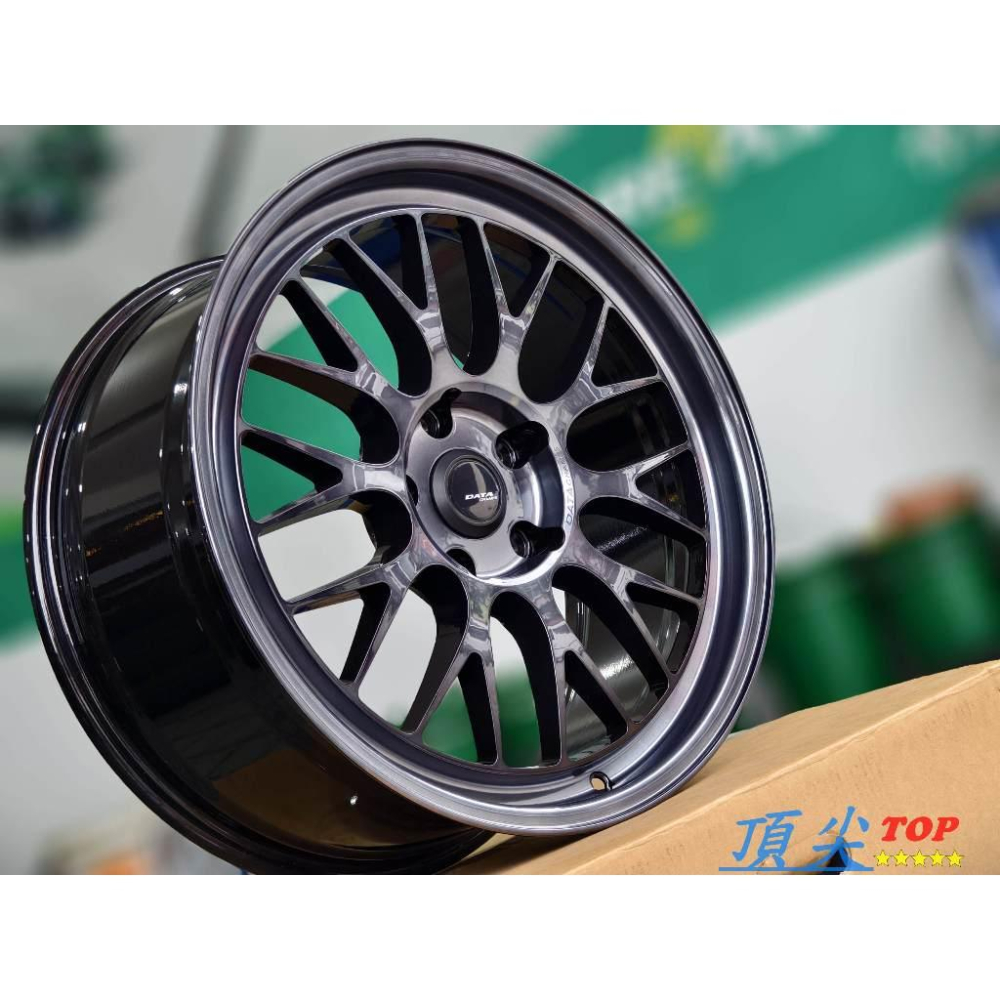 【頂尖】全新DATA鋁圈 18吋鋁圈DATA SS-2 8.5J 5X114.3 ET42 古銅/透明黑/黑/金-細節圖3