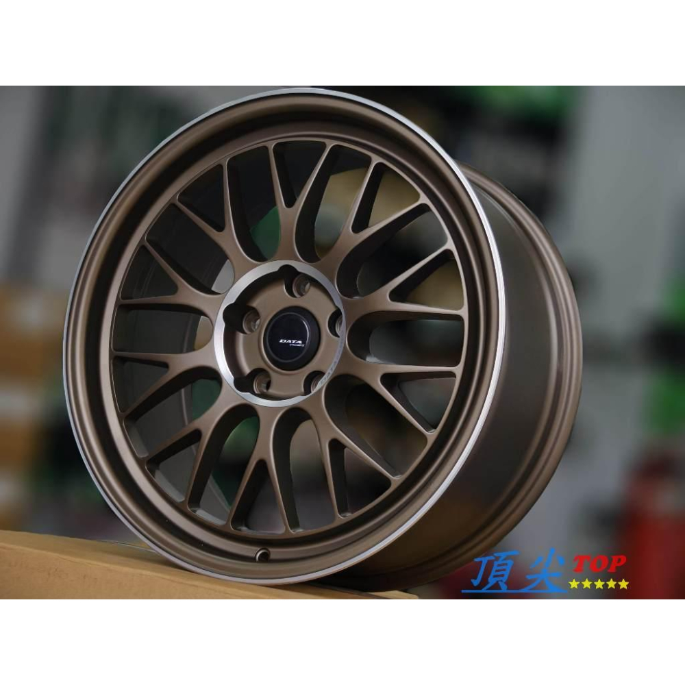 【頂尖】全新DATA鋁圈 18吋鋁圈DATA SS-2 8.5J 5X114.3 ET42 古銅/透明黑/黑/金-細節圖4