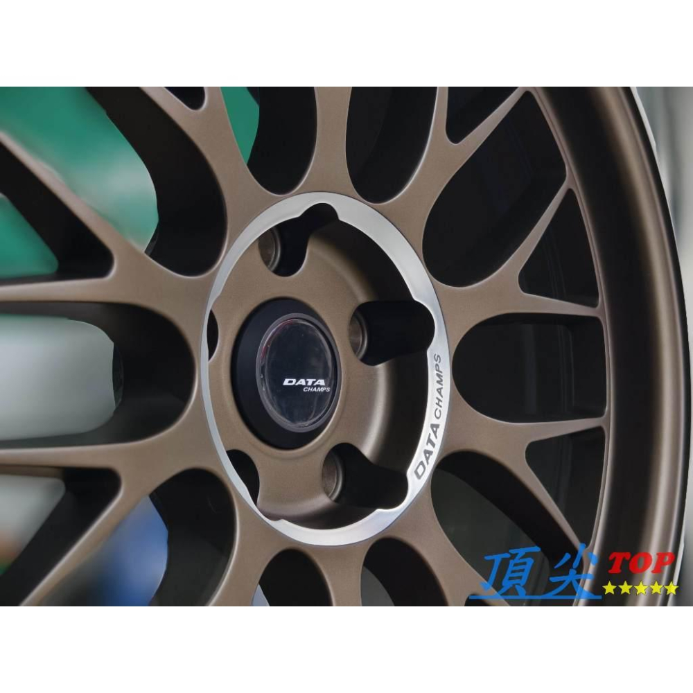 【頂尖】全新DATA鋁圈 18吋鋁圈DATA SS-2 8.5J 5X114.3 ET42 古銅/透明黑/黑/金-細節圖5