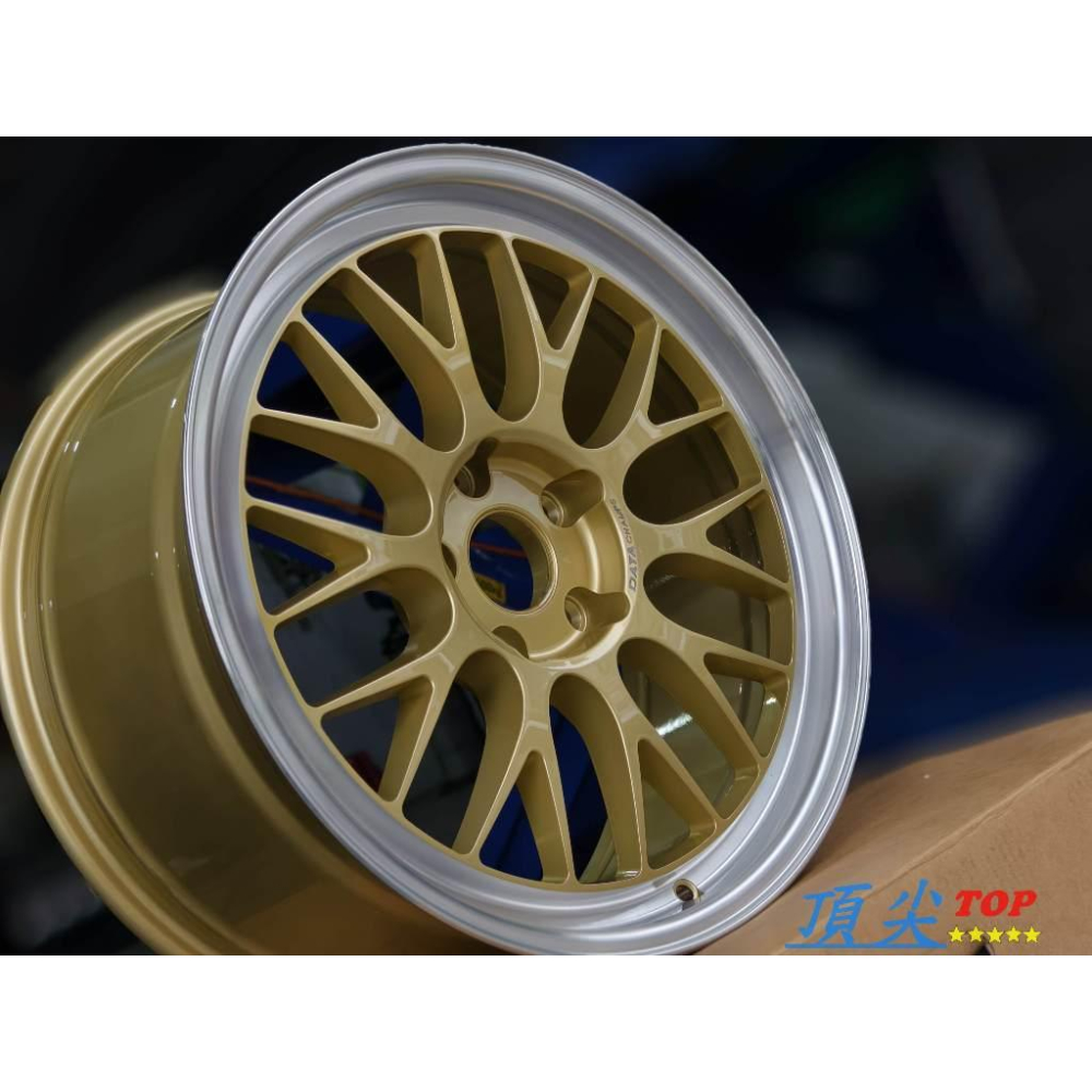 【頂尖】全新DATA鋁圈 18吋鋁圈DATA SS-2 8.5J 5X114.3 ET42 古銅/透明黑/黑/金-細節圖7