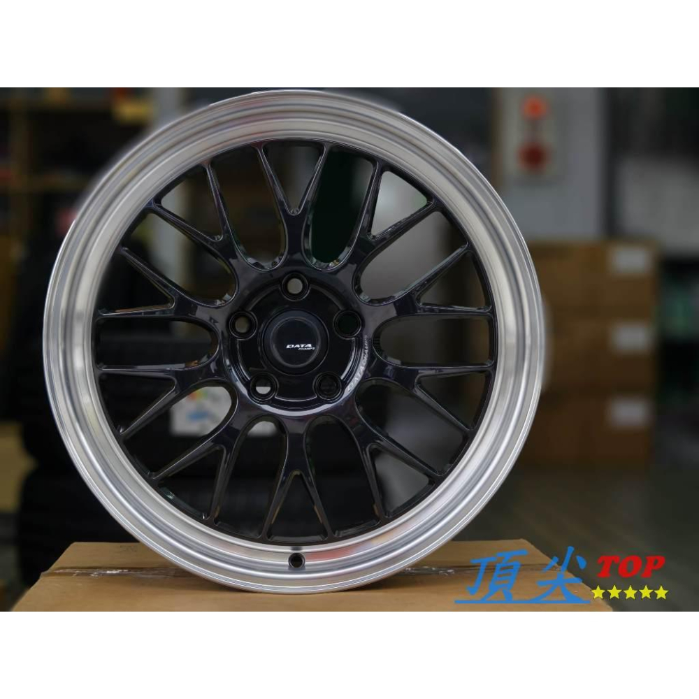 【頂尖】全新DATA鋁圈 18吋鋁圈DATA SS-2 8.5J 5X114.3 ET42 古銅/透明黑/黑/金-細節圖8