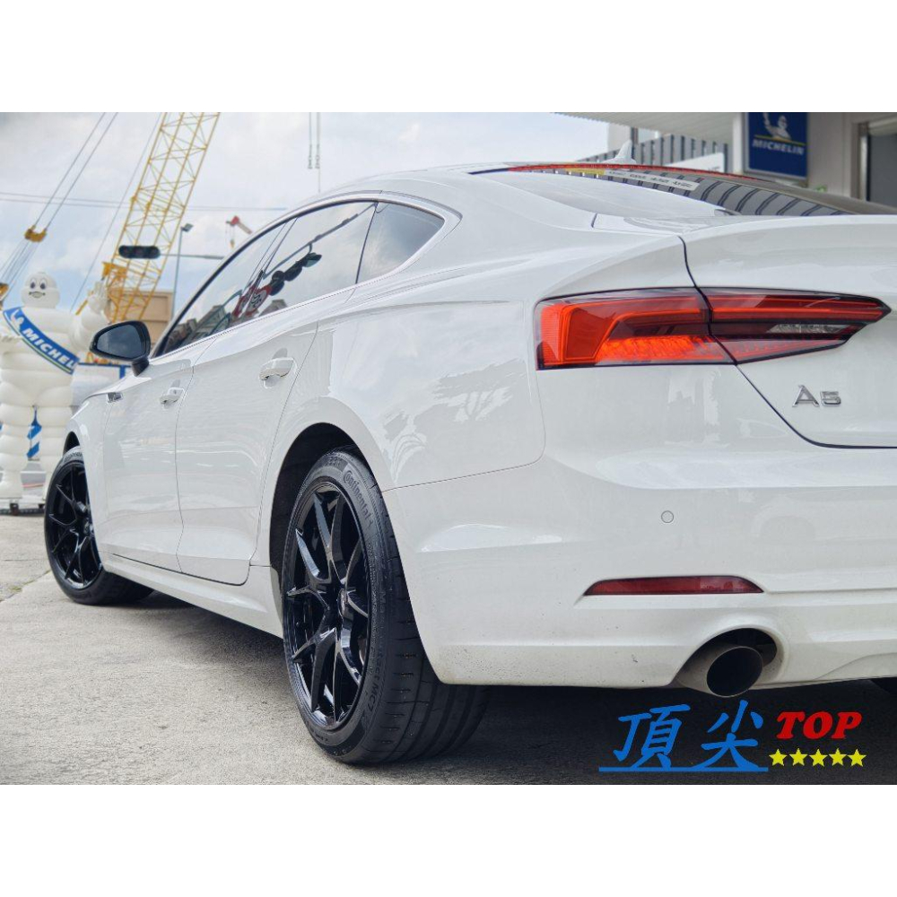 【頂尖】全新DG鋁圈 FG21 18吋旋壓鋁圈 8.5J/9.5J 5X112/5X114.3/5X108 奧迪A5鋁圈-細節圖3