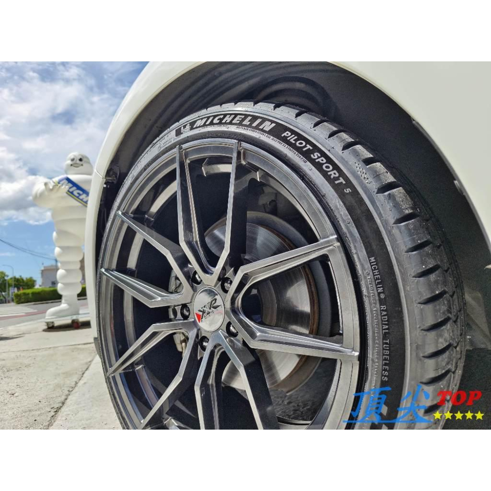 【頂尖】全新XXR鋁圈 XXR559 18吋鋁圈 5X108 8.5J ET38 鈦色鋁圈/FOCUS鋁圈 實車照參考-細節圖2