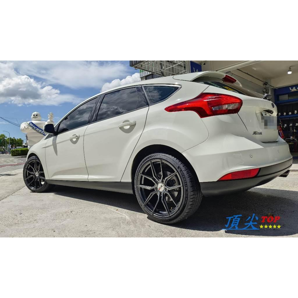 【頂尖】全新XXR鋁圈 XXR559 18吋鋁圈 5X108 8.5J ET38 鈦色鋁圈/FOCUS鋁圈 實車照參考-細節圖5