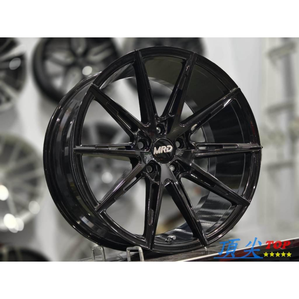 【頂尖】全新19吋鋁圈5X112 8.5J+9.5J ET45+ET43 前後配鋁圈/BENZ W205/W206鋁圈-細節圖2