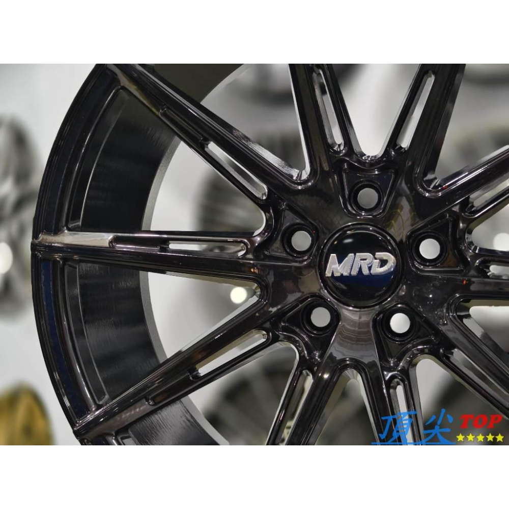 【頂尖】全新19吋鋁圈5X112 8.5J+9.5J ET45+ET43 前後配鋁圈/BENZ W205/W206鋁圈-細節圖4