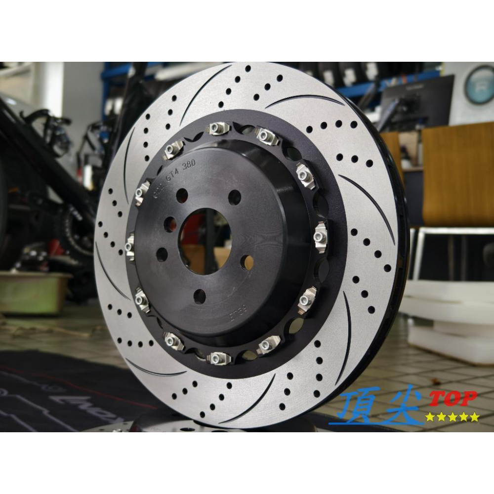 【頂尖】全新 台製卡鉗/大四活塞卡鉗/鍛造卡鉗/國產客製化卡鉗/客製化福斯R版卡鉗+浮動盤/客製化碟盤+陶瓷煞車皮-細節圖3