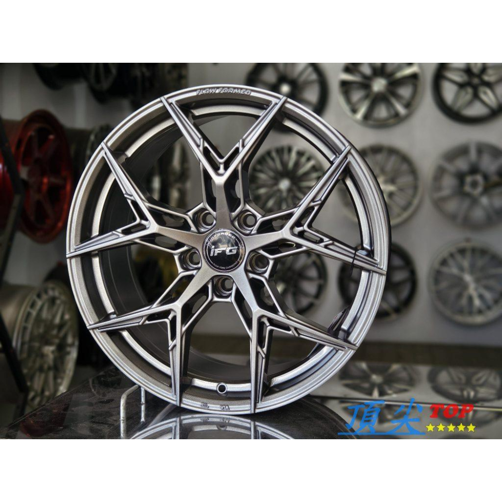 【頂尖】全新 inforged鋁圈 2330 18吋旋壓鋁圈 8J 5X114.3 ET43 電鍍銀/18吋鋁圈-細節圖2