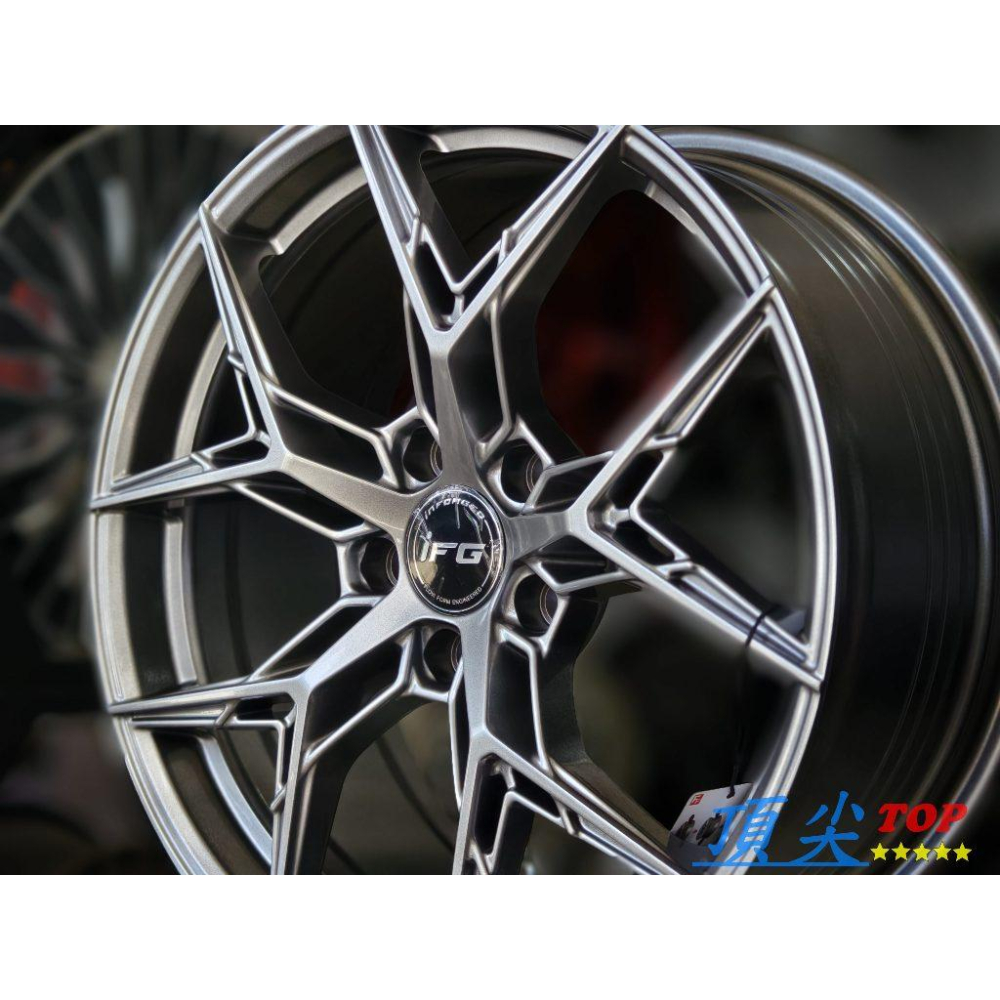 【頂尖】全新 inforged鋁圈 2330 18吋旋壓鋁圈 8J 5X114.3 ET43 電鍍銀/18吋鋁圈-細節圖3