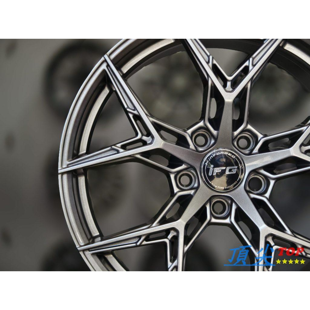 【頂尖】全新 inforged鋁圈 2330 18吋旋壓鋁圈 8J 5X114.3 ET43 電鍍銀/18吋鋁圈-細節圖4