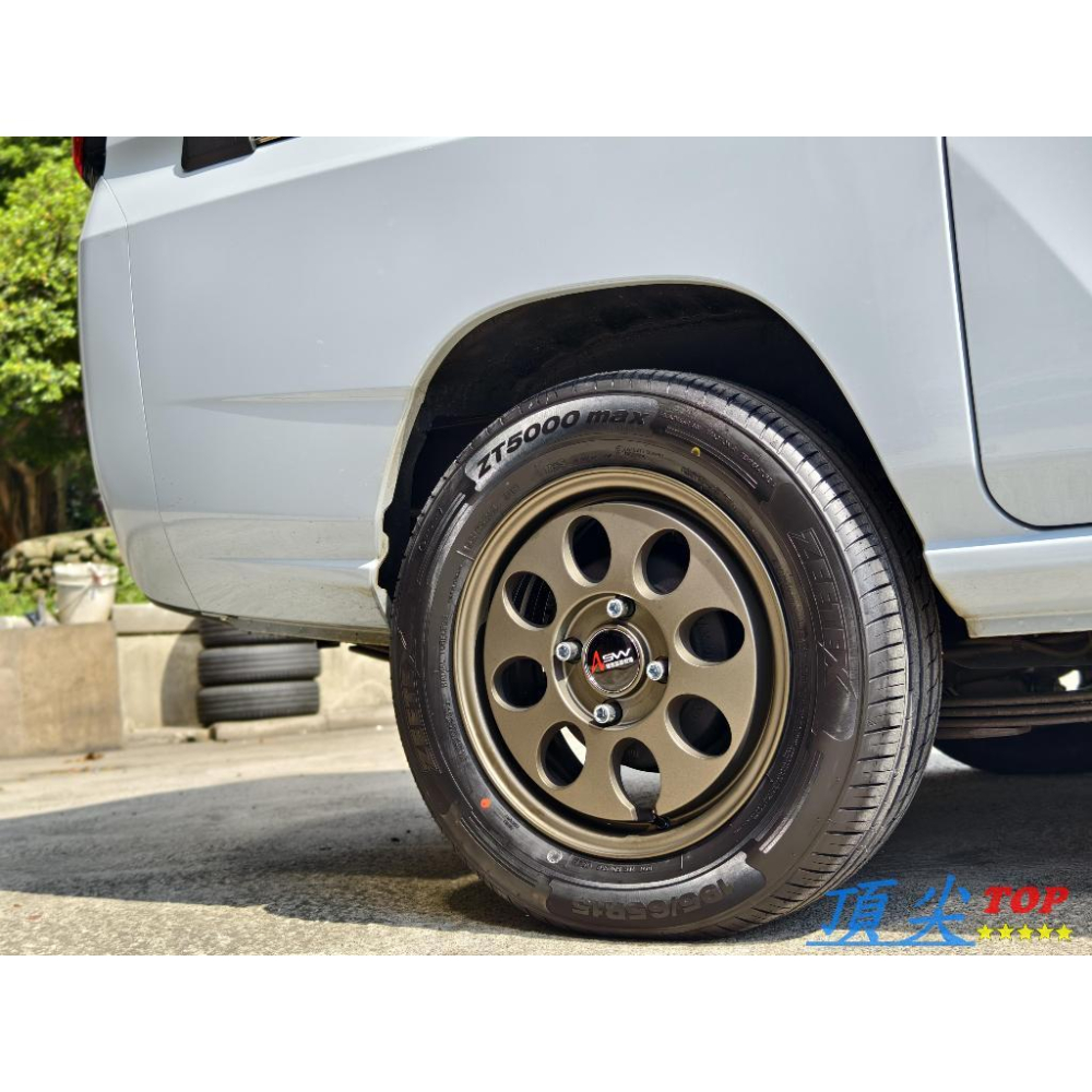 【頂尖】全新 15吋鋁圈522 5.5J ET45 4X114 平光古銅 J SPACE鋁圈/凌利鋁圈-細節圖5