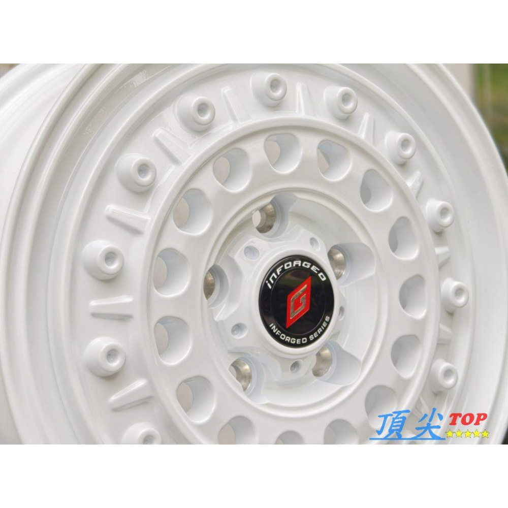 【頂尖】inFORGED鋁圈2336 15吋鋁圈4X114.3 5.5j ET30  j space鋁圈/凌利A180-細節圖2