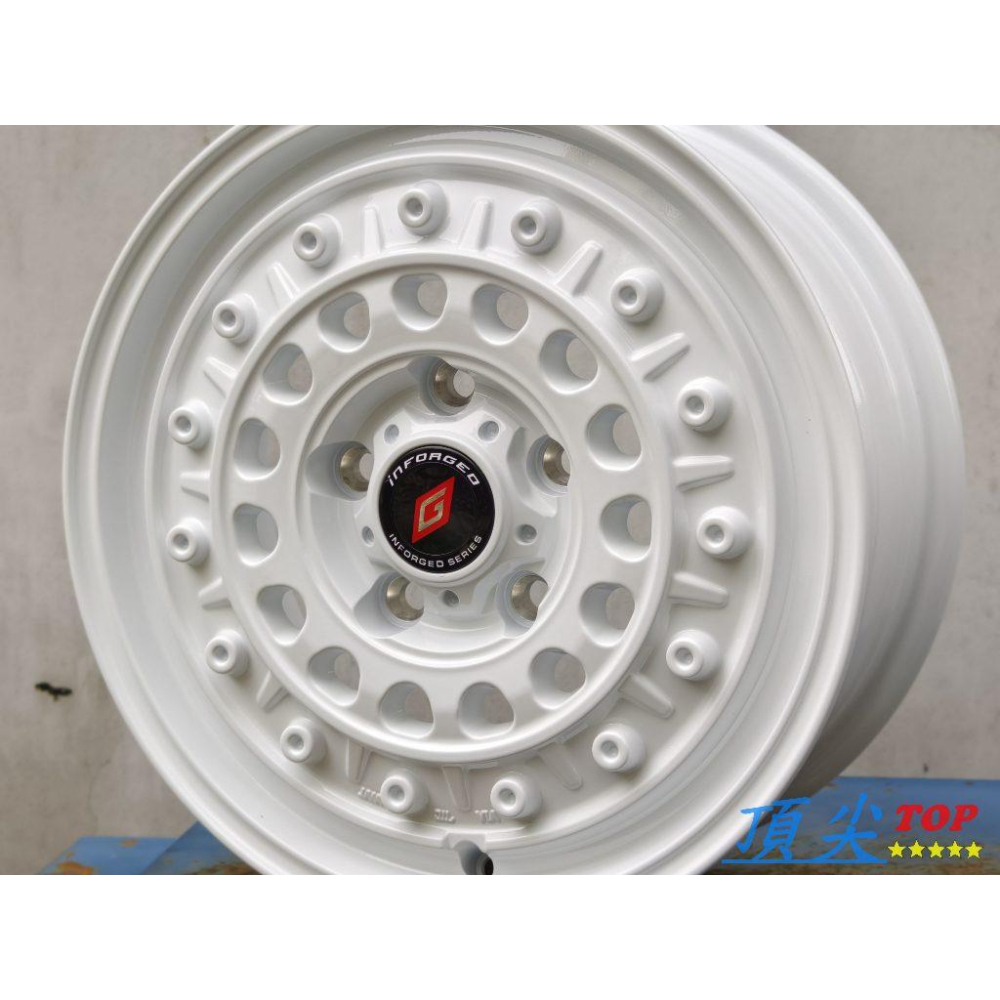 【頂尖】inFORGED鋁圈2336 15吋鋁圈4X114.3 5.5j ET30  j space鋁圈/凌利A180-細節圖3