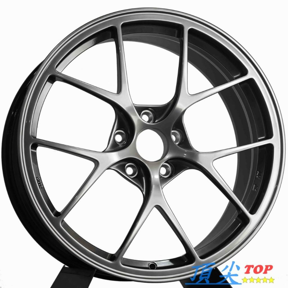 【頂尖】全新SI鋁圈 RID 19吋鍛造鋁圈 類RID樣式 5X114.3 8.5J ET42 黑高亮(鈦色)19吋鋁圈-細節圖3