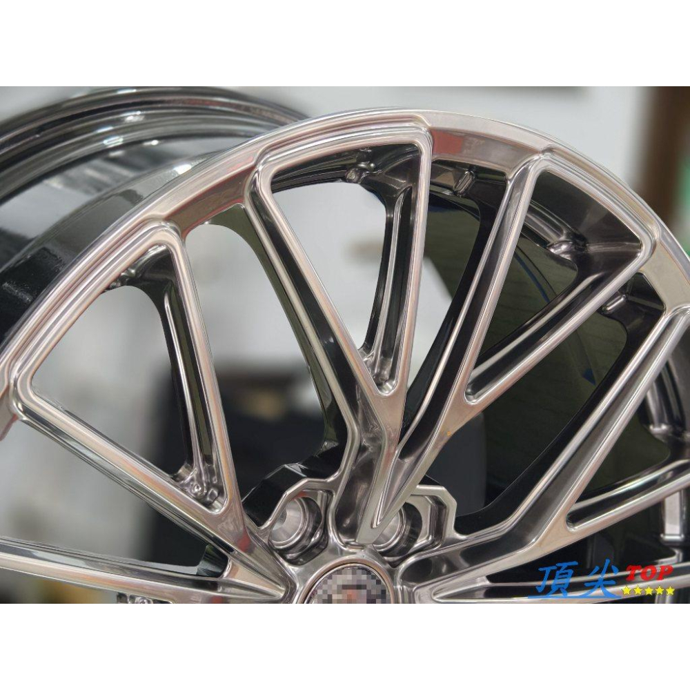 【頂尖】全新20吋鍛造鋁圈 類HRE樣式 8.5J ET38/Model 3鋁圈/Model Y鋁圈/高載重鋁圈-細節圖5