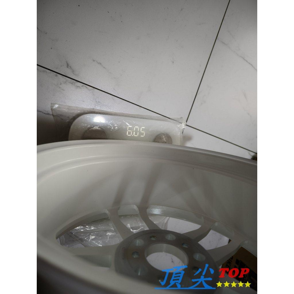 【頂尖】全新17吋鍛造鋁圈 RancingHart CP-035 7J 5X100 ET47白色鋁圈 日本製一套4.8萬-細節圖6