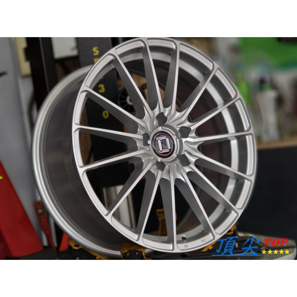 【頂尖】全新DESIGN鋁圈 ID4 18吋旋壓鋁圈 8J 5X114.3 ET42 亮銀色 18吋鋁圈 放射狀鋁圈-細節圖2