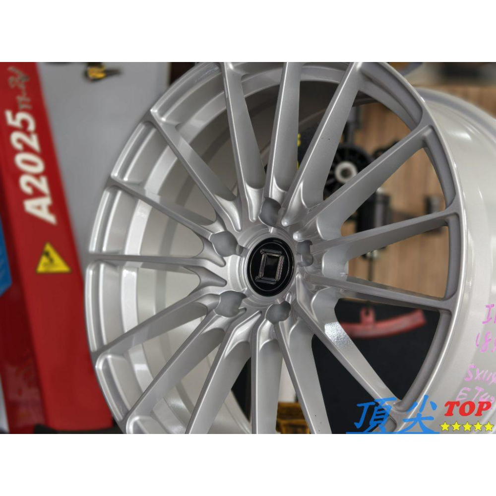 【頂尖】全新DESIGN鋁圈 ID4 18吋旋壓鋁圈 8J 5X114.3 ET42 亮銀色 18吋鋁圈 放射狀鋁圈-細節圖4