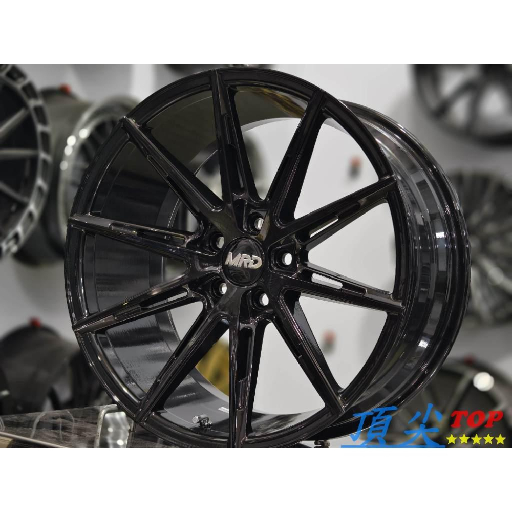 【頂尖】全新 19吋旋壓鋁圈 5X112 8.5J+9.5J ET45+ET43 19吋賓士W205鋁圈/W206鋁圈-細節圖2