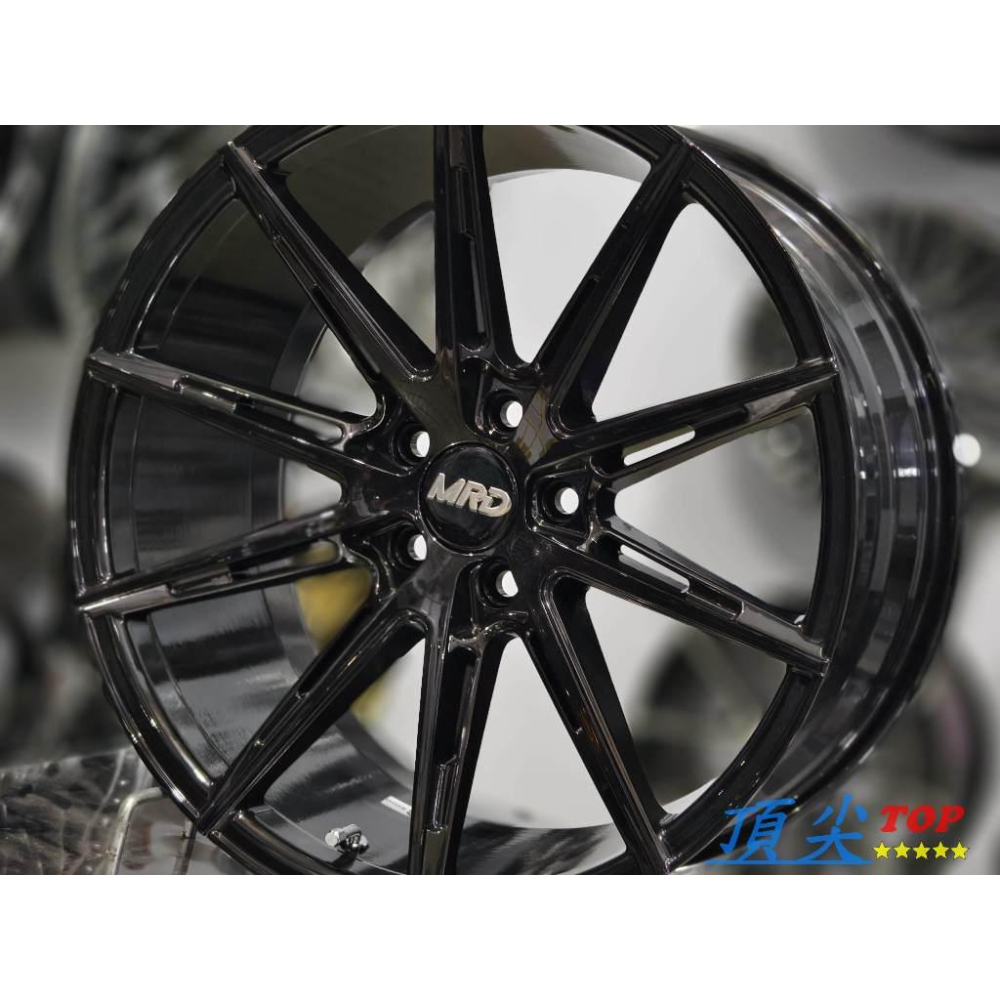 【頂尖】全新 19吋旋壓鋁圈 5X112 8.5J+9.5J ET45+ET43 19吋賓士W205鋁圈/W206鋁圈-細節圖3