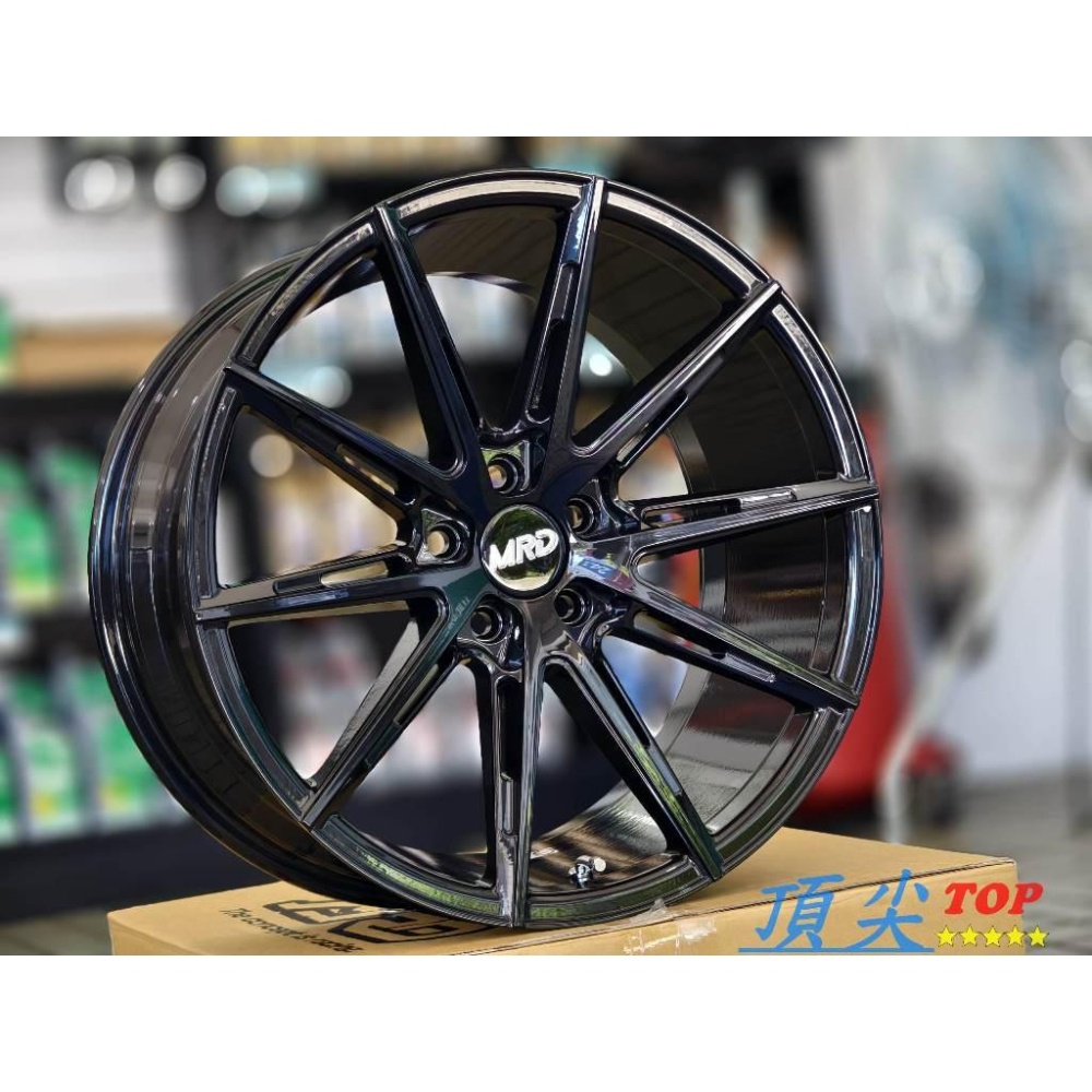 【頂尖】全新 19吋鋁圈 19吋前後配鋁圈5X112 8.5J+9.5J ET45+ET43 旋壓鋁圈 賓士W205鋁圈-細節圖2