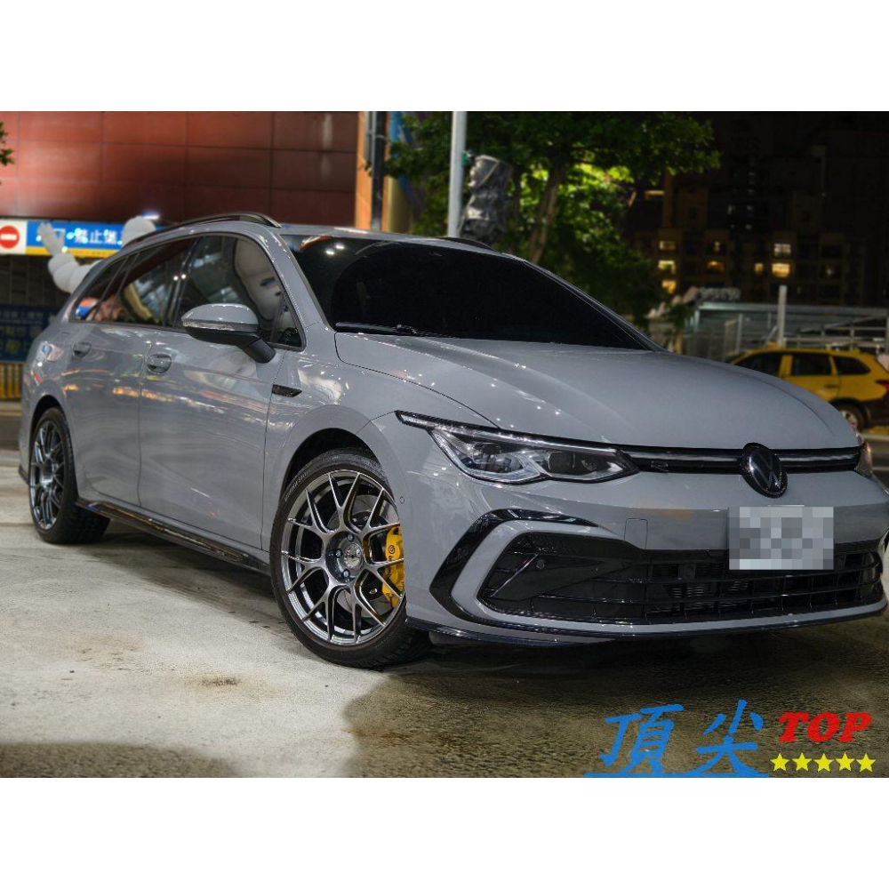【頂尖】全新 台製 四活塞卡鉗 類GT4卡鉗樣式+355mm碟盤+陶瓷煞車皮+金屬油管 鍛造四活塞卡鉗/GOLF8 卡鉗-細節圖3