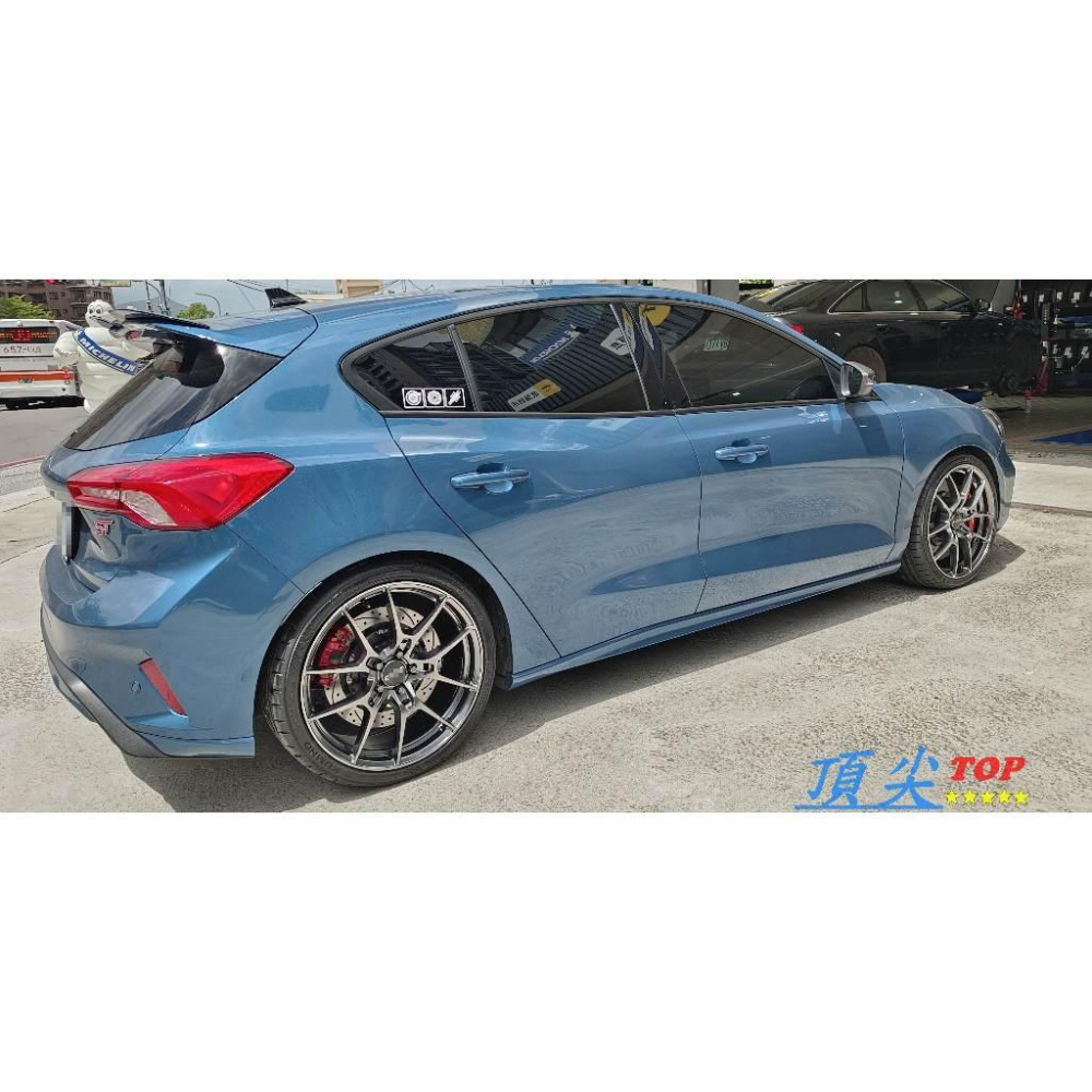 【頂尖】全新 SI鋁圈 EP14 19吋鋁圈 5X108 8.5J ET40黑高亮 FOCUS ST鋁圈 類G025鋁圈-細節圖3