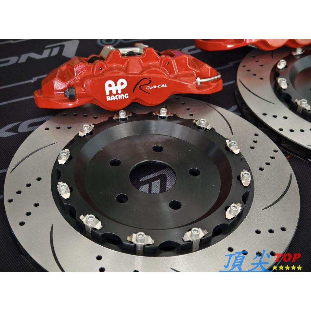 【頂尖】全新英國ap卡鉗 ap8530/ap8540/ap8560/AP大四活塞卡鉗+全浮動碟盤+後電子手煞車 AP卡鉗-細節圖3