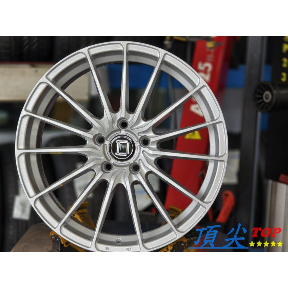 【頂尖】全新 18吋旋壓鋁圈 8J 5X114.3 ET42 亮銀 AI-DESIGN-D ID4鋁圈/DESIGN鋁圈-細節圖2
