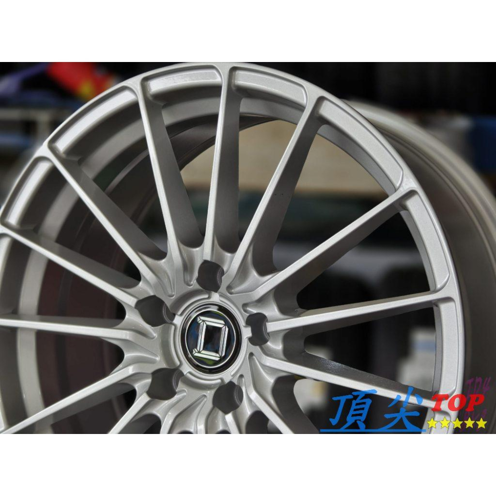 【頂尖】全新 18吋旋壓鋁圈 8J 5X114.3 ET42 亮銀 AI-DESIGN-D ID4鋁圈/DESIGN鋁圈-細節圖3