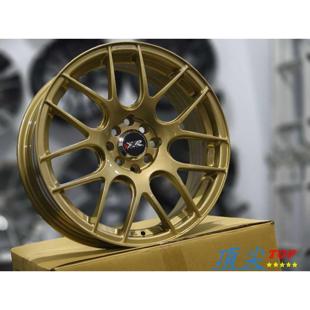 【頂尖】全新XXR鋁圈 XXR530金色 17吋鋁圈 7J ET40 5X114.3/5X100 17吋XXR鋁圈-細節圖2