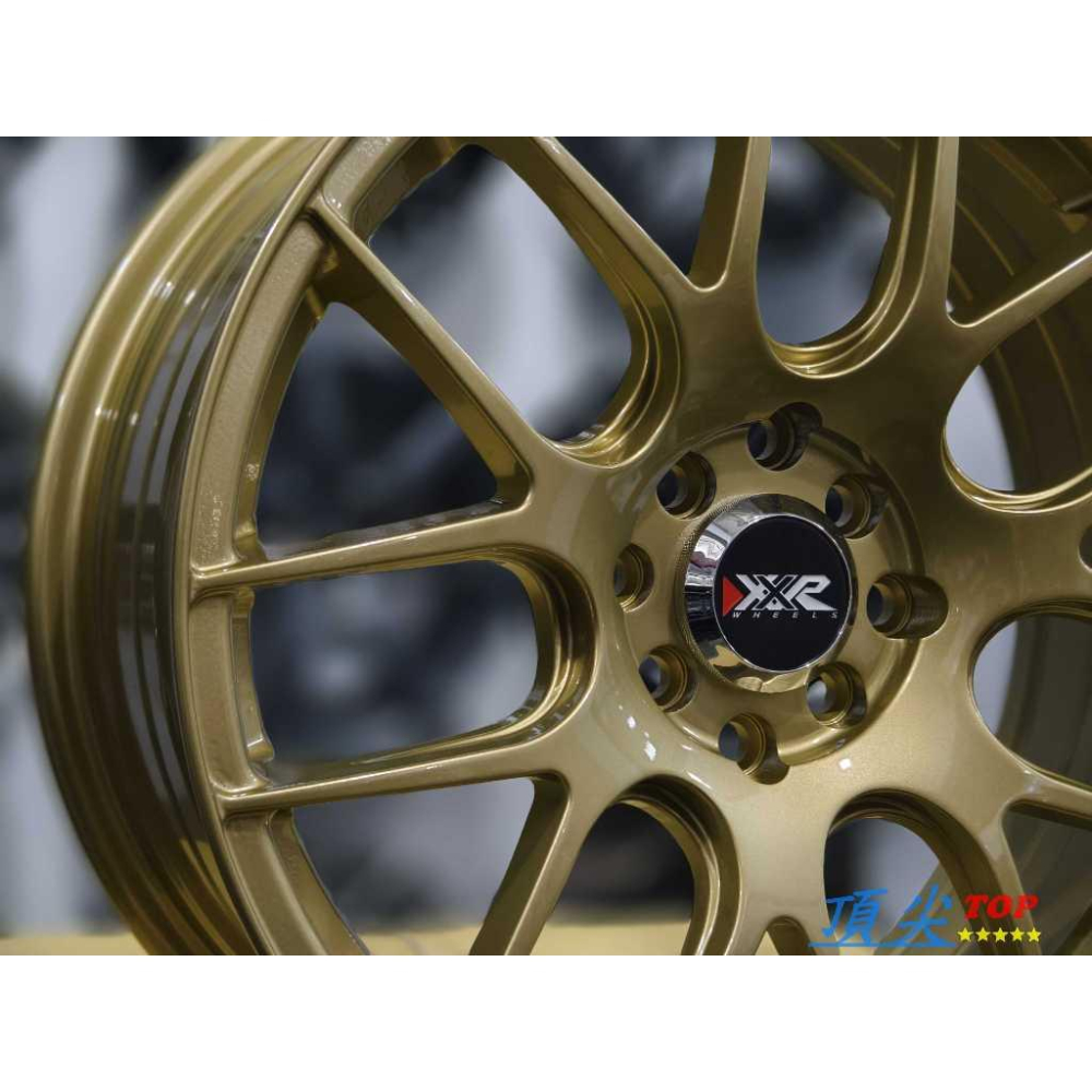 【頂尖】全新XXR鋁圈 XXR530金色 17吋鋁圈 7J ET40 5X114.3/5X100 17吋XXR鋁圈-細節圖3