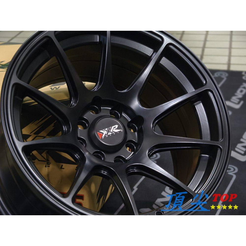 【頂尖】全新XXR鋁圈 XXR527 15吋 8.25J 4X114.3/4X100 ET0 平光黑 大內凹鋁圈-細節圖2