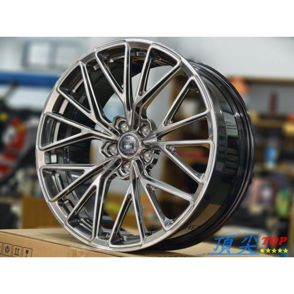 【頂尖】全新 類HRE FF28 20吋鋁圈 8.5J ET38 5X114.3 金屬銀/Lexus LM鋁圈專用-細節圖2