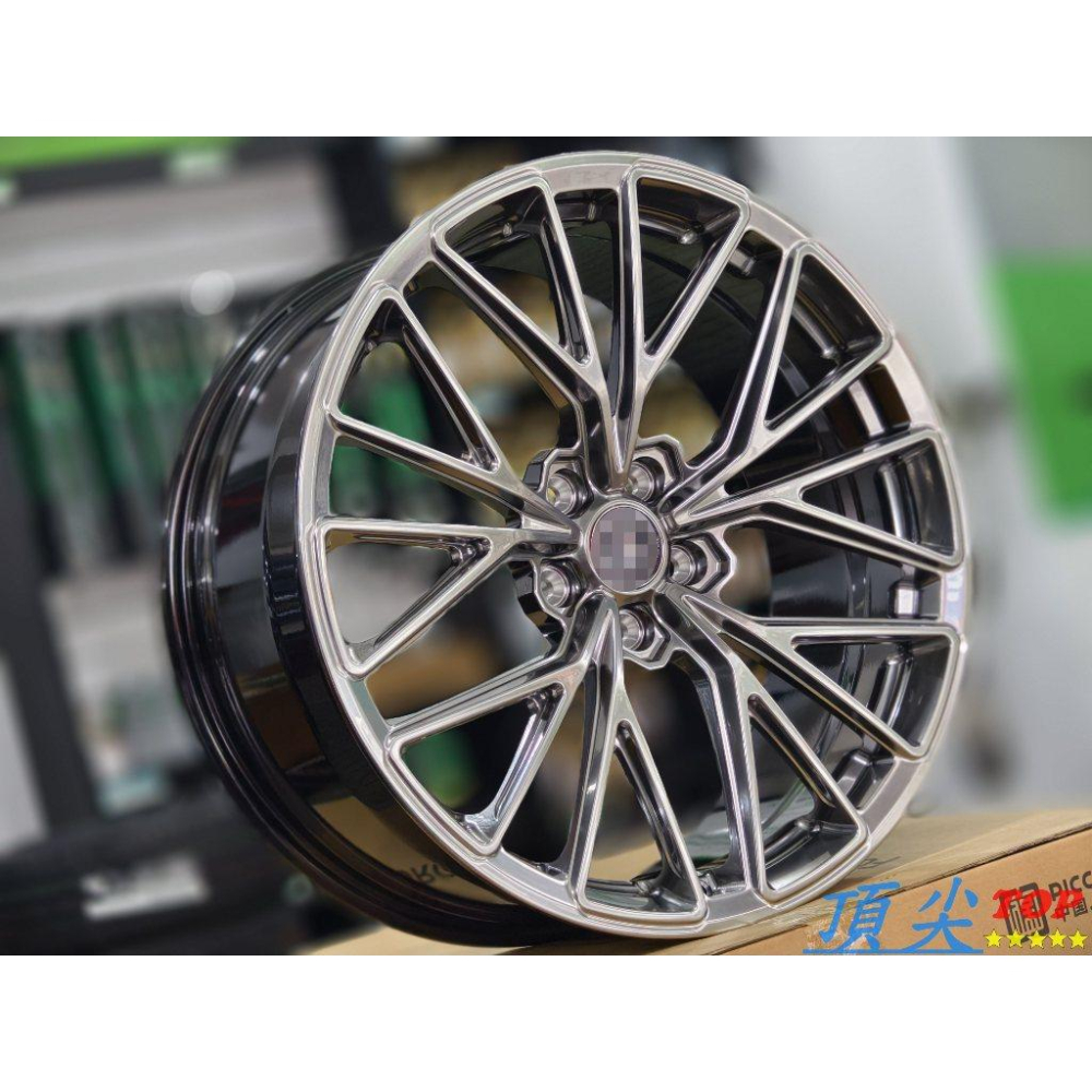 【頂尖】全新 類HRE FF28 20吋鋁圈 8.5J ET38 5X114.3 金屬銀/Lexus LM鋁圈專用-細節圖3