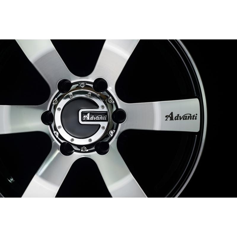 【頂尖】全新Advanti鋁圈ADV-35 20吋鋁圈 8.5J 6X139.7 ET25 20吋越野鋁圈 亮黑銀車面-細節圖3