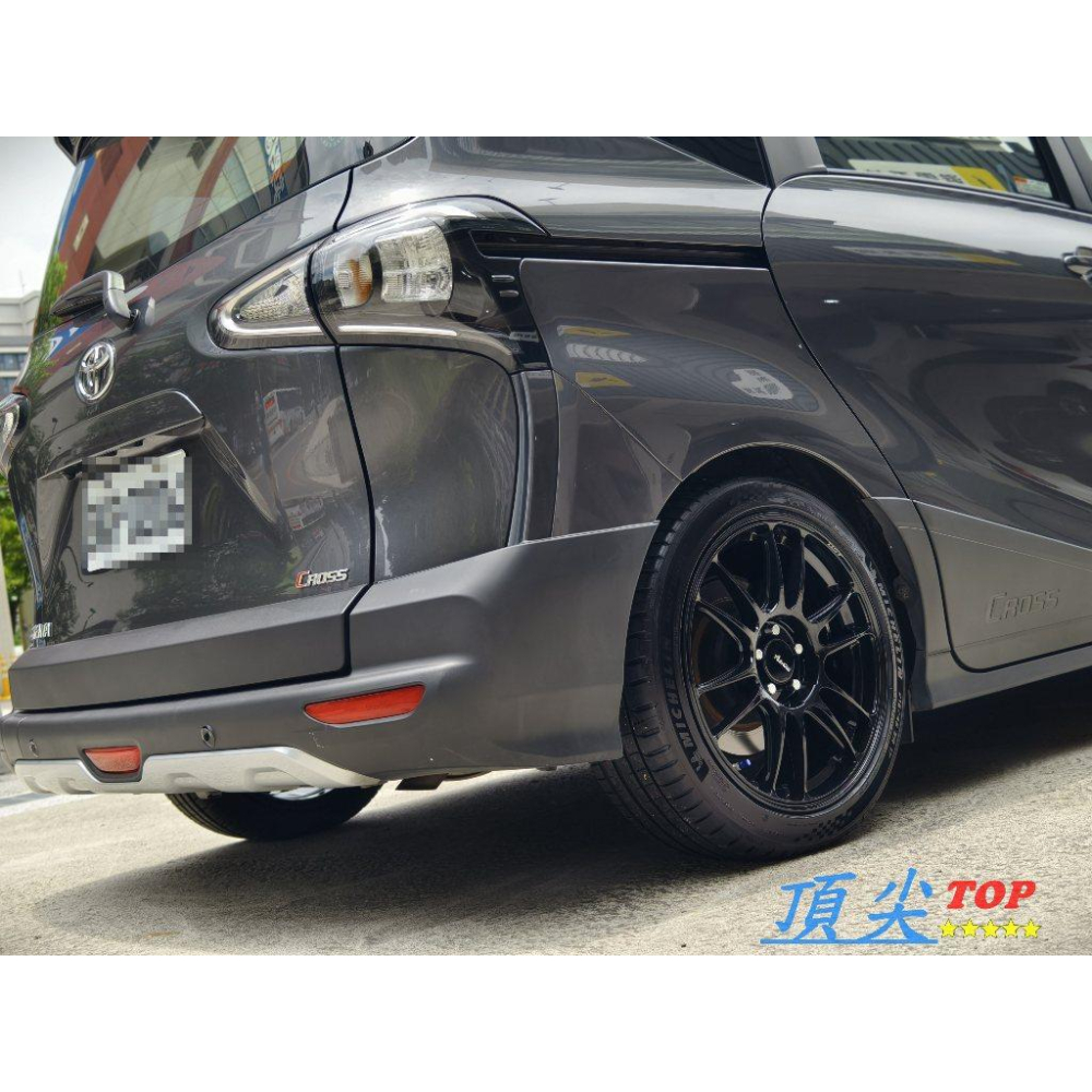 【頂尖】全新Advanti鋁圈MD065 17吋鋁圈 7.5j 5x100 et38 重量7kg Sienta鋁圈實車照-細節圖6