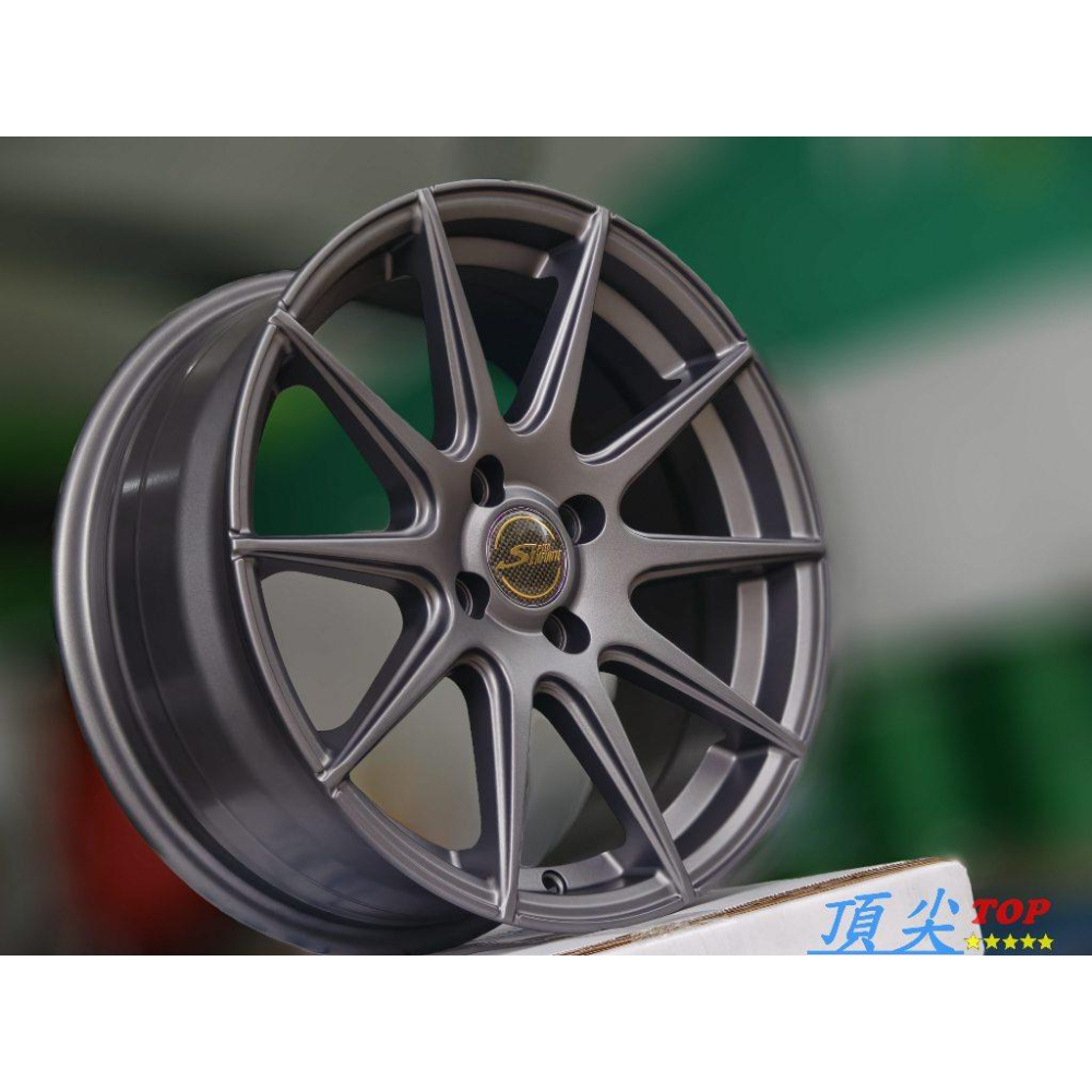 【頂尖】全新SI鋁圈S881 15吋鋁圈/16吋鋁圈 平光灰 4X100/5X100/5X112/5X114類G25鋁圈-細節圖3