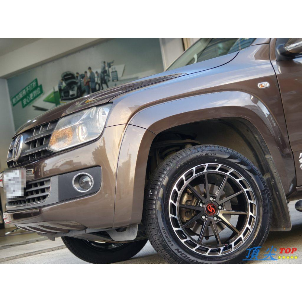 【頂尖】全新si鋁圈 RFF01 19吋高載重鋁圈/5X120 8.5J ET35 Amarok鋁圈 19吋旋壓鋁圈-細節圖3