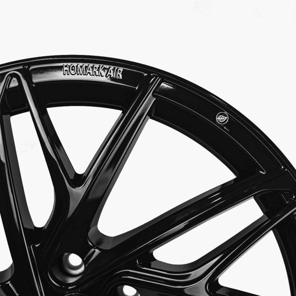 【頂尖】全新 20吋旋壓鋁圈 降噪鋁圈 8.5J+9.5J前後配鋁圈 5X112/5X114.3/5X120亮黑鋁圈-細節圖4