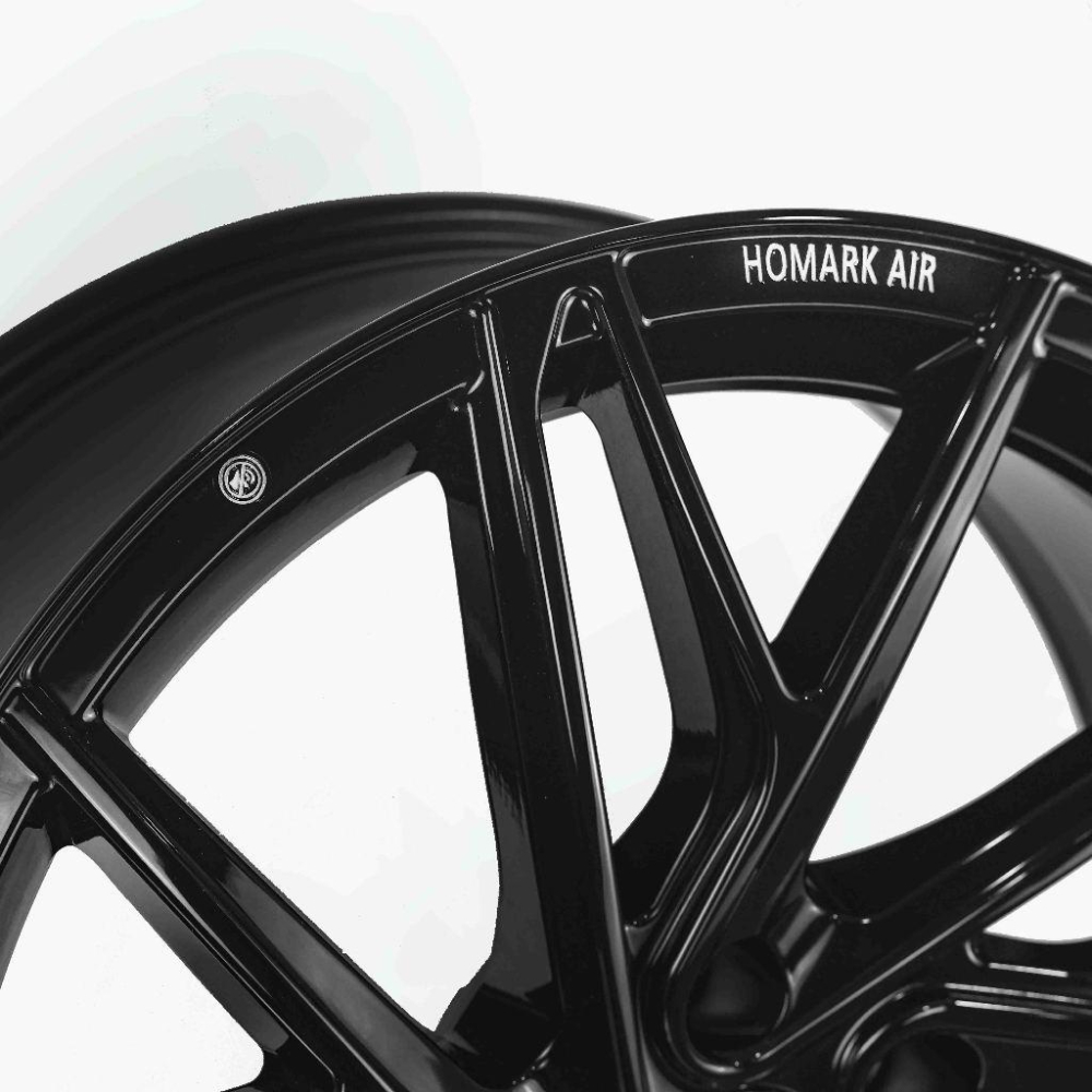 【頂尖】全新 20吋旋壓鋁圈 降噪鋁圈 8.5J+9.5J前後配鋁圈 5X112/5X114.3/5X120亮黑鋁圈-細節圖5