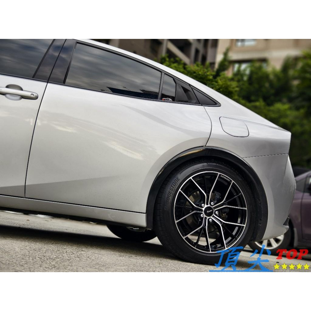 【頂尖】全新Advanti鋁圈MAT22 19吋旋壓鋁圈 5x114.3 8.5j et45 亮黑銀面 Prius鋁圈照-細節圖3