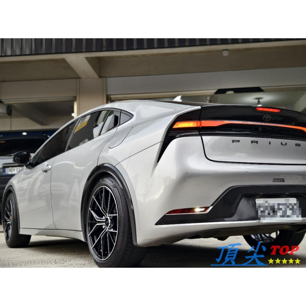 【頂尖】全新Advanti鋁圈MAT22 19吋旋壓鋁圈 5x114.3 8.5j et45 亮黑銀面 Prius鋁圈照-細節圖4