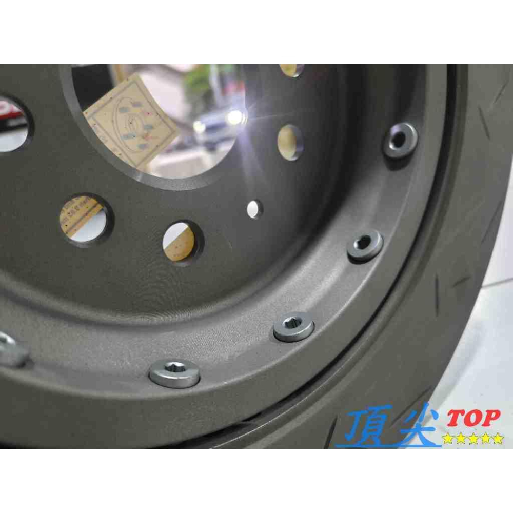 【頂尖】全新 世盟卡鉗 GR3卡鉗 四活塞競技卡鉗+世盟專利浮動盤+競技用來令片+金屬油管/鈦合金活塞/簍空卡鉗-細節圖8