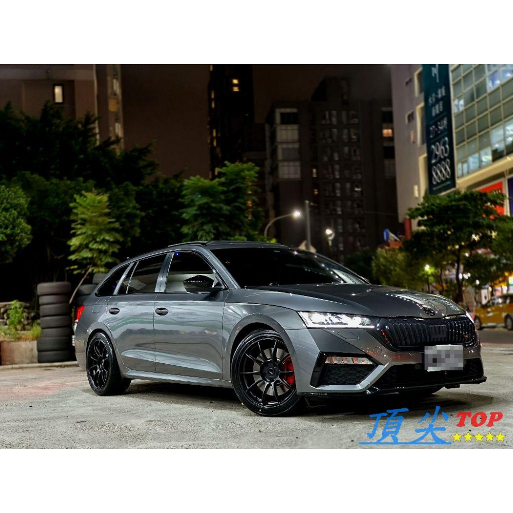 【頂尖】全新DATA SS-1 18吋鋁圈 5X112 8.5J ET42 平光黑 18吋旋壓鋁圈 octavia鋁圈-細節圖2