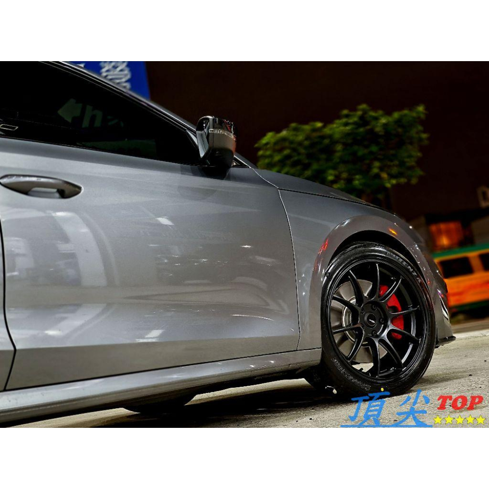 【頂尖】全新DATA SS-1 18吋鋁圈 5X112 8.5J ET42 平光黑 18吋旋壓鋁圈 octavia鋁圈-細節圖3